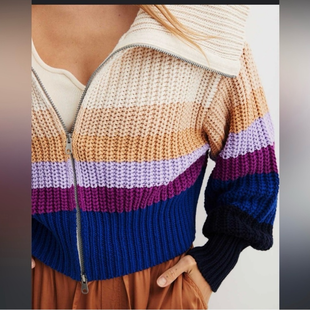 AERIE OVERSIZED ZIP UP CARDIGAN NEW WITH TAGS